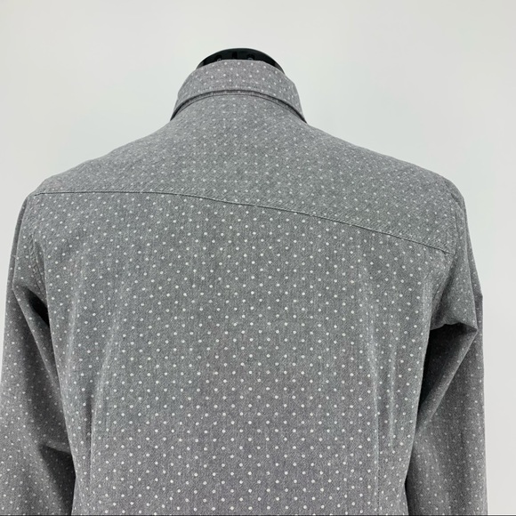 Firefly Polka Dot Flannel Button Down Shirt, Med - Picture 9 of 16